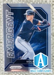 2021 Panini Prizm NOLAN JONES Emergent Rookie Card RC #EM13 Cleveland Indians